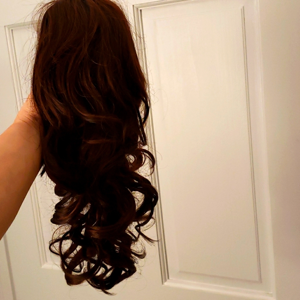 Jaw clip hair extension